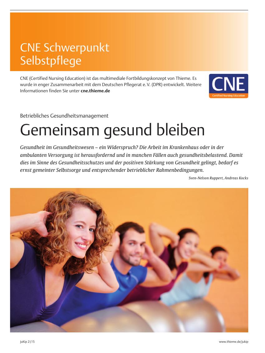 Vorschauseite 1: Gemeinsam gesund bleiben