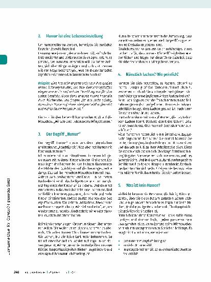 Vorschauseite 2: Gesund durch Lachen und Humor
