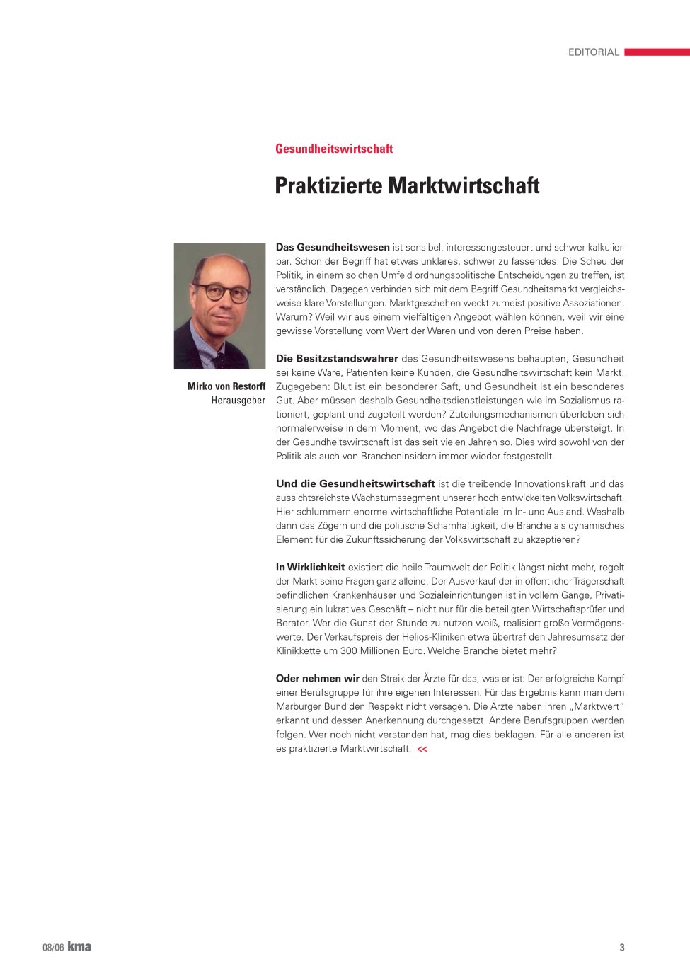 Vorschauseite 1: Praktizierte Marktwirtschaft