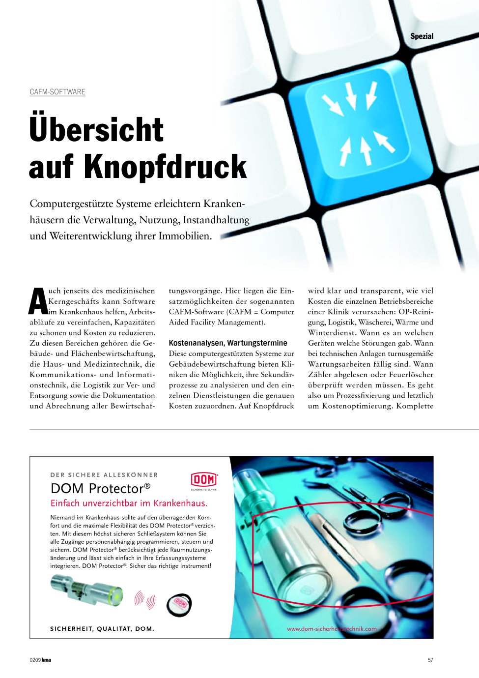 Vorschauseite 1: Übersicht auf Knopfdruck