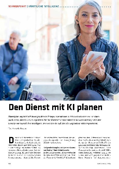 Vorschauseite 1: Den Dienst mit KI planen