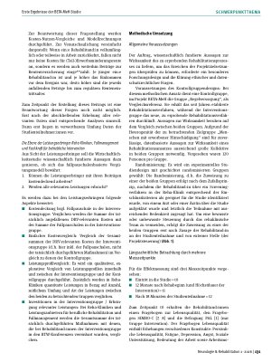 Vorschauseite 4: Erste Ergebnisse der BETA-MeH-Studie