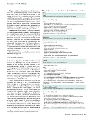 Vorschauseite 6: Erste Ergebnisse der BETA-MeH-Studie