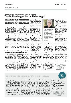 Vorschauseite 1: Das Milliardengeschäft mit der Angst