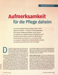 Vorschauseite 2: Aufmerksamkeit für die Pflege daheim