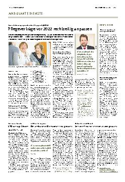 Vorschauseite 1: Pflegeverträge vor 2022 rechtzeitig anpassen
