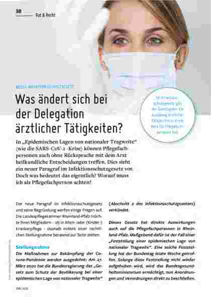 Vorschauseite 1: Was ändert sich bei der Delegation ärztlicher Tätigkeiten?
