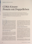 Vorschauseite 1: CDK6-Kinase: Protein mit Doppelleben