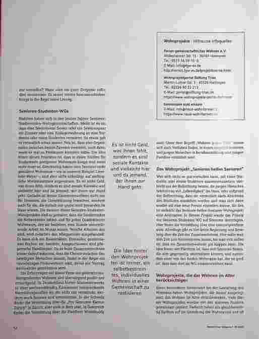 Vorschauseite 2: Wohnversorge
