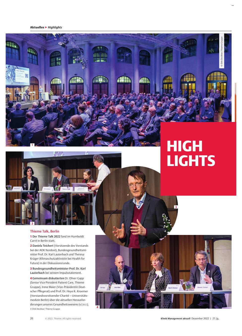 Vorschauseite 1: Corrected: Highlights