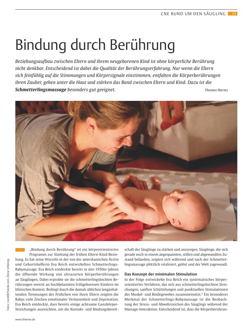 Vorschauseite 1: Bindung durch Berührung