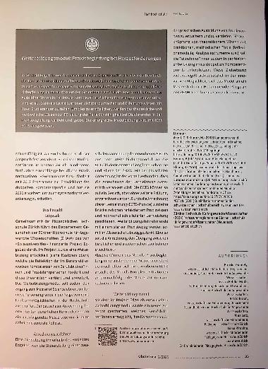 Vorschauseite 2: Berufsbildner*in: Brücken zwischen Praxis und Theorie