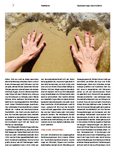 Vorschauseite 2: Mit Atem, Achtsamkeit und aparigraha entspannen