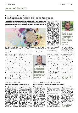 Vorschauseite 1: Ein Angebot für die Hilfe im Verborgenen