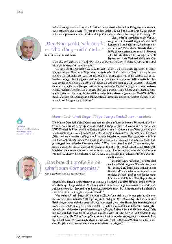 Vorschauseite 5: Christliche Kliniken: Das Erbe der Orden
