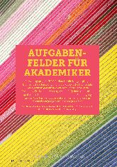Vorschauseite 1: Aufgabenfelder für Akademiker