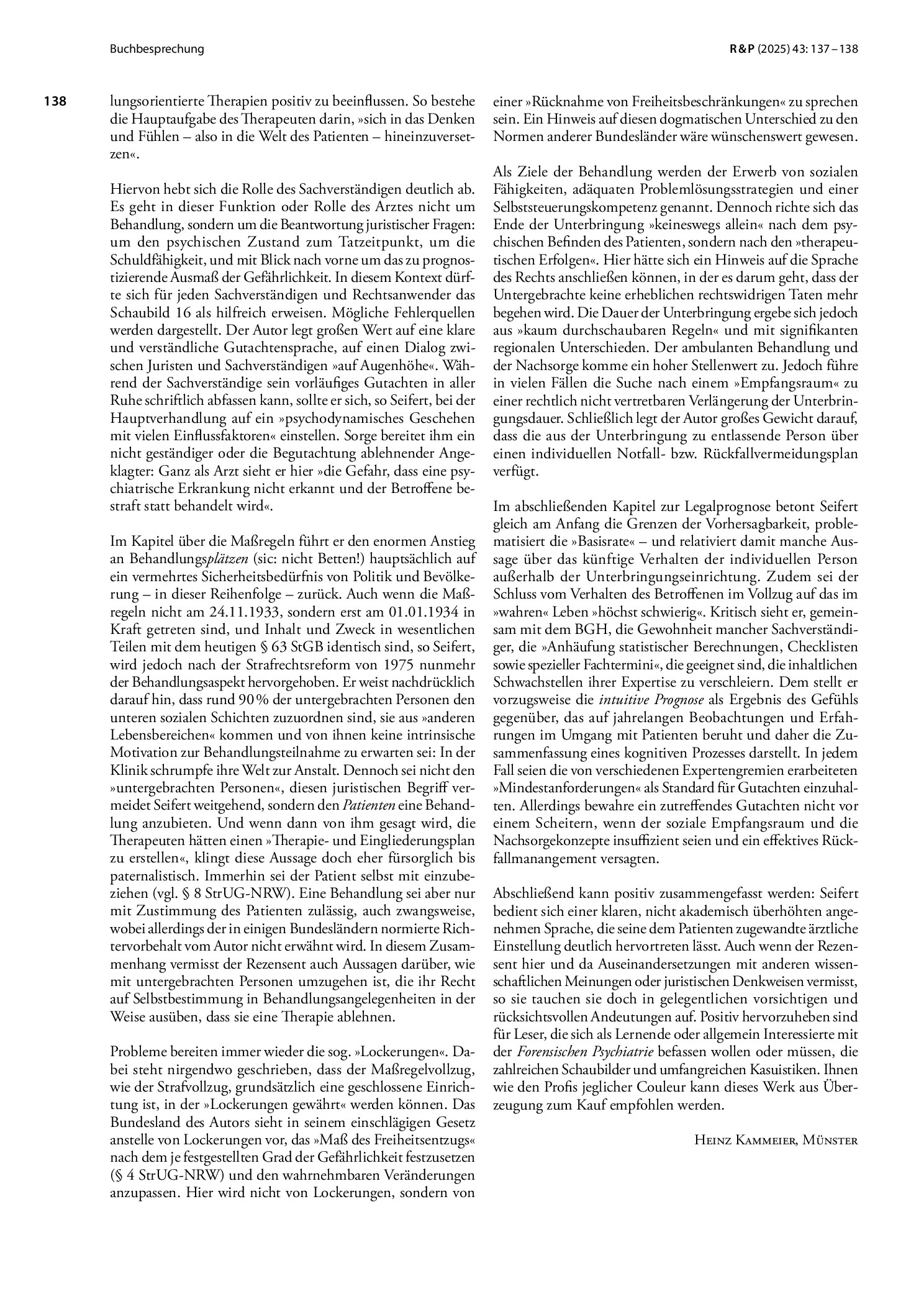 Vorschauseite 5: Die Versorgung psychisch erkrankter und schuldunfähiger Rechtsbrecher in Österreich – Ein Erfahrungsbericht nach einer Studienreise