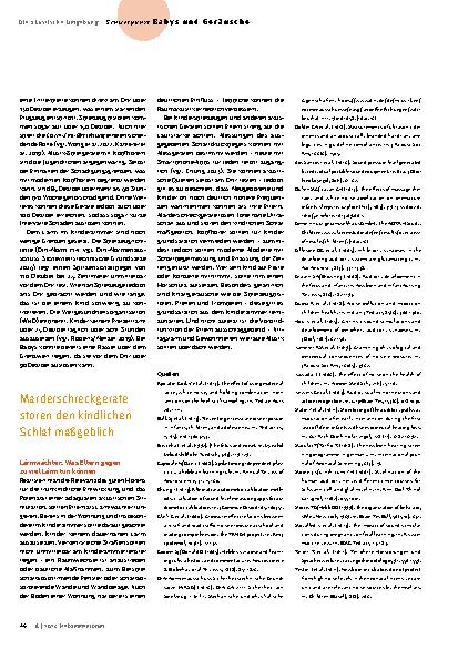 Vorschauseite 5: Lärm im Kinderzimmer