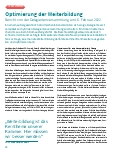 Vorschauseite 1: Optimierung der Weiterbildung Bericht von der Delegiertenversammlung am 16. Februar 2022