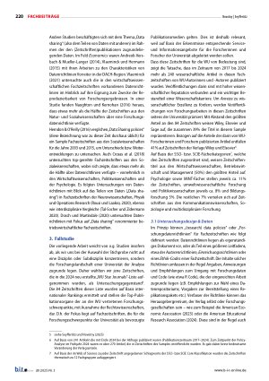 Vorschauseite 2: Forschungsdatenrichtlinien in wissenschaftlichen Zeitschriften Erkenntnisse aus einer Fallstudie und Entwicklung forschungsunterstützender Services