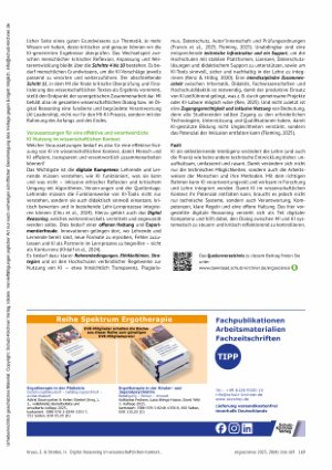 Vorschauseite 4: Digital Reasoning im wissenschaftlichen Kontext: Wie können wir den Dialog zwischen menschlicher und Künstlicher Intelligenz gestalten und verantworten?