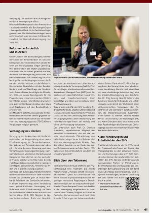 Vorschauseite 3: Aktuelle berufspolitische Aktivitäten des Verbandes in Bund und Ländern