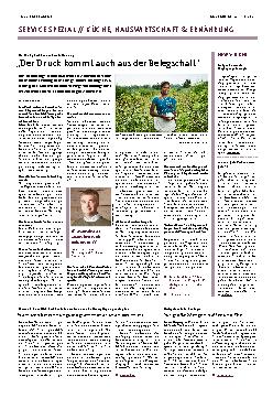 Vorschauseite 1: „Der Druck kommt auch aus der Belegschaft.“
