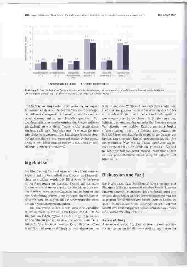 Vorschauseite 3: Die Rolle von sozialem Kapital in der Gesundheitsentwicklung von Kindern