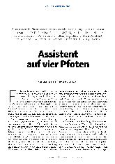 Vorschauseite 1: Assistent auf vier Pfoten