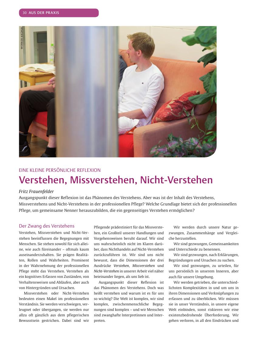 Vorschauseite 1: Verstehen, Missverstehen, Nicht-Verstehen
