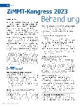 Vorschauseite 1: ZIMMT-Kongress 2023 Behandlung von Kindern im Fokus