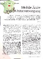 Vorschauseite 1: Mobile Ärzte gegen Unterversorgung