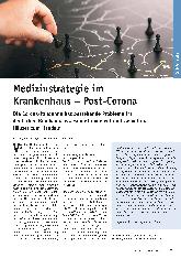 Vorschauseite 1: Medizinstrategie im Krankenhaus - Post-Corona