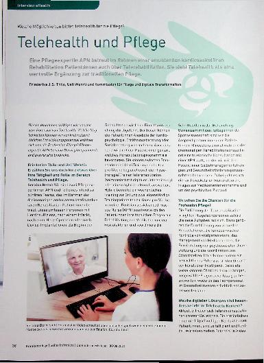 Vorschauseite 1: Telehealth und Pflege