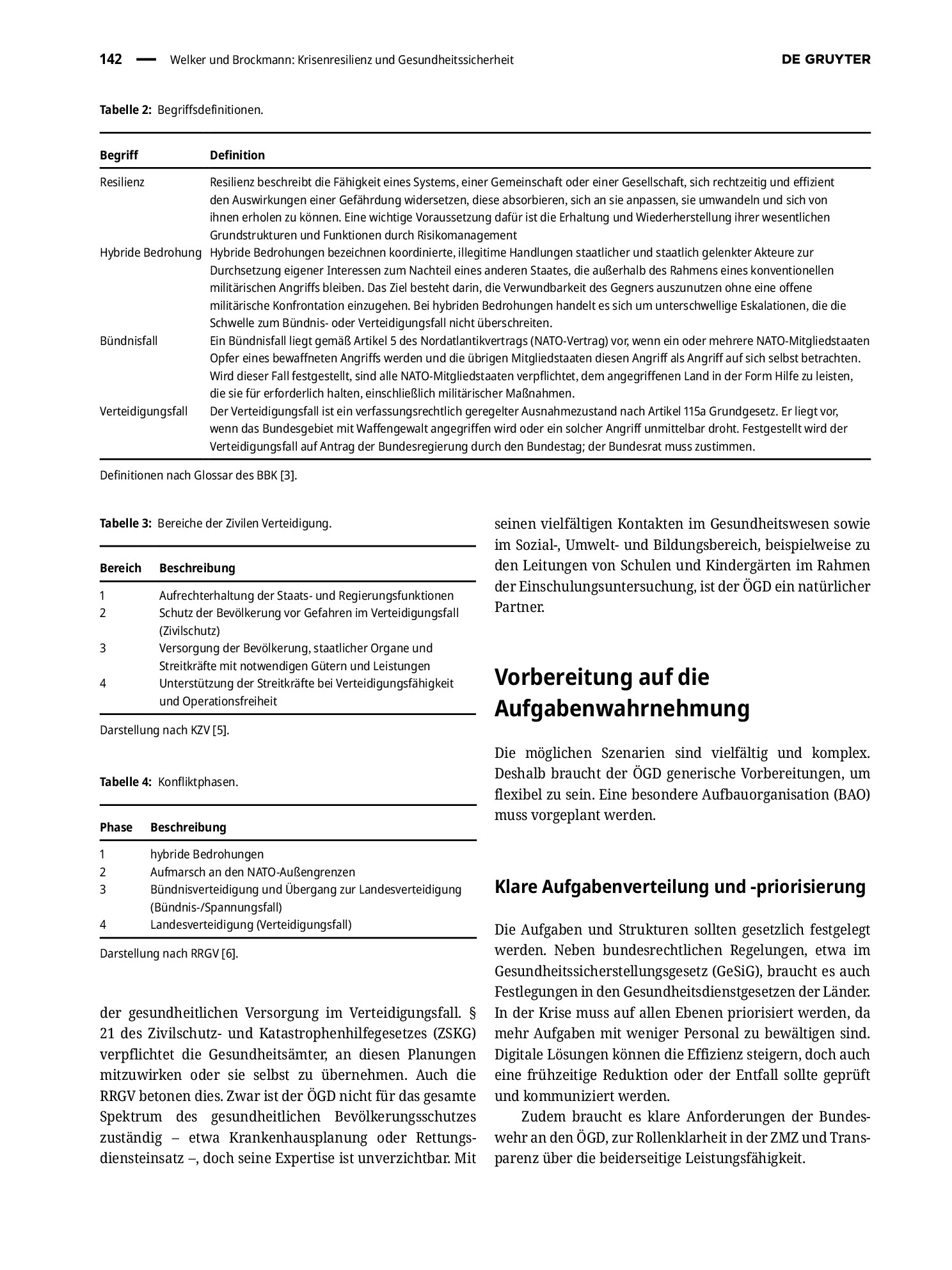 Vorschauseite 3: Krisenresilienz und Gesundheitssicherheit: Wie können sich ÖGD-Landesbehörden und Gesundheitsämter vorbereiten?