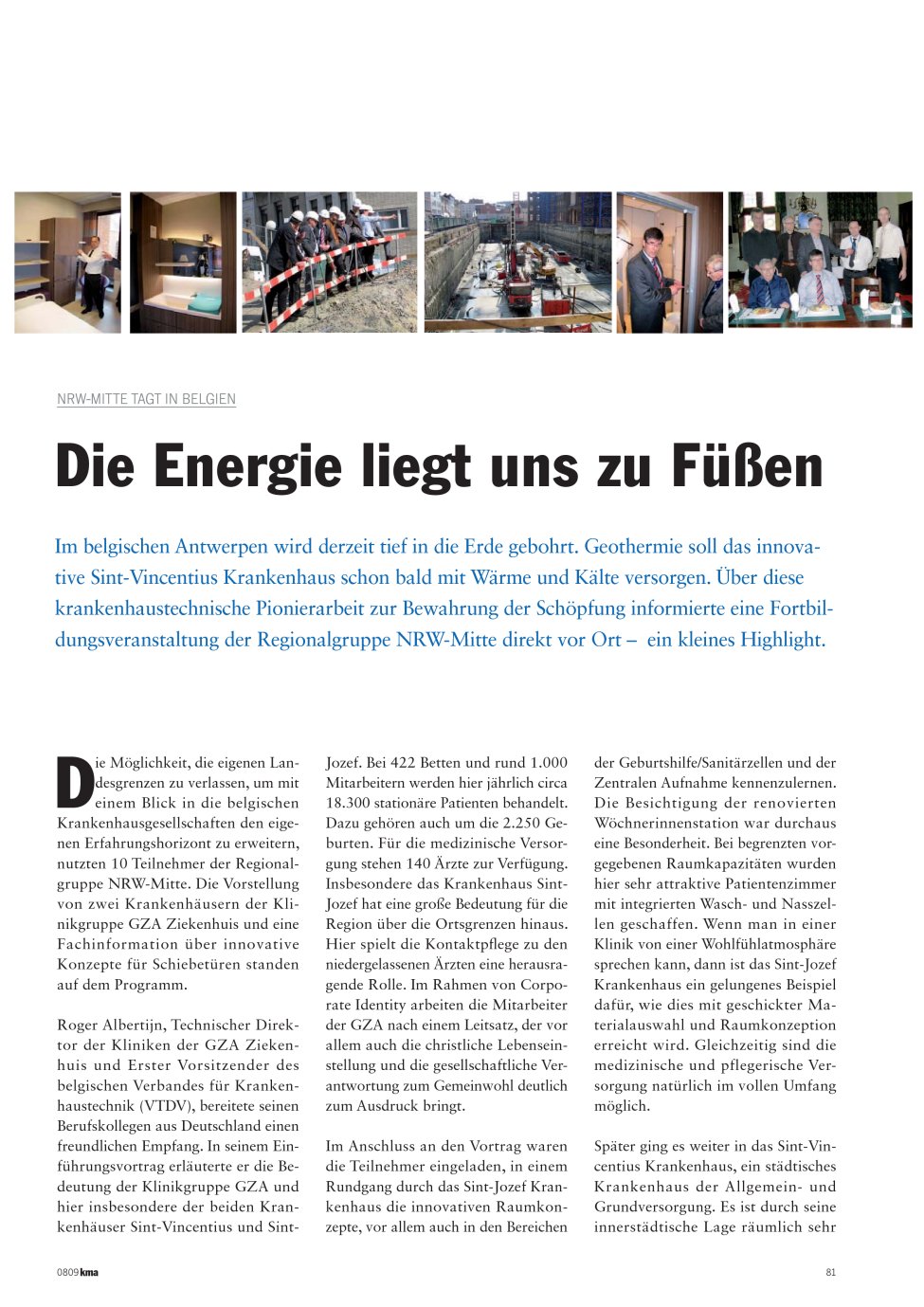 Vorschauseite 1: Die Energie liegt uns zu Füßen