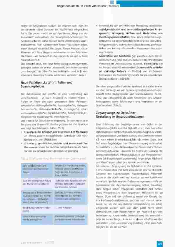 Vorschauseite 4: "QplusAlter": Neue Unterstützungsformen im Quartier für ältere Menschen und pflegende Angehörige