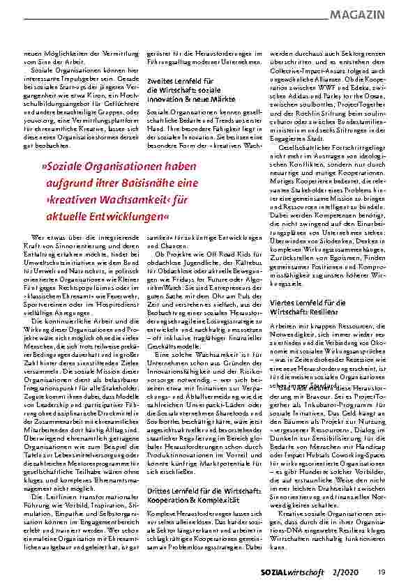 Vorschauseite 2: Wissenstransfer auf Augenhöhe