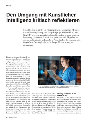Vorschauseite 1: Den Umgang mit Künstlicher Intelligenz kritisch reflektieren