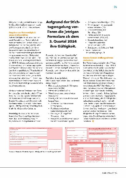 Vorschauseite 2: Endlich geht es los: Die Blanko-Verordnung kommt!