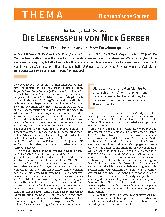 Vorschauseite 2: Die Lebensspur von Nick Gerber