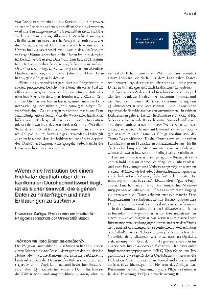 Vorschauseite 4: Im Blick: Eine Verbesserung der Qualität