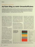 Vorschauseite 1: Auf dem Weg zu mehr Umwelteffizienz