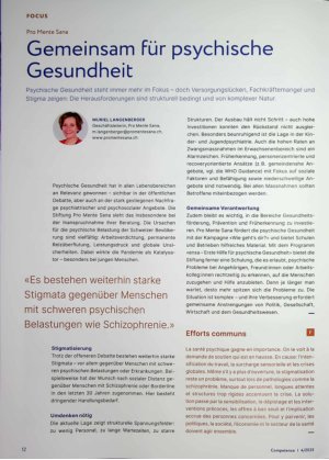 Vorschauseite 1: Gemeinsam Für psychische Gesundheit