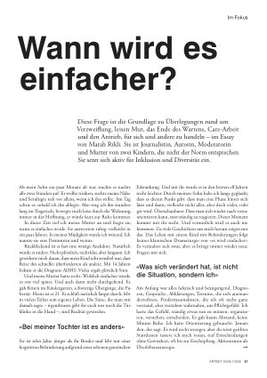 Vorschauseite 1: Wann wird es einfacher?