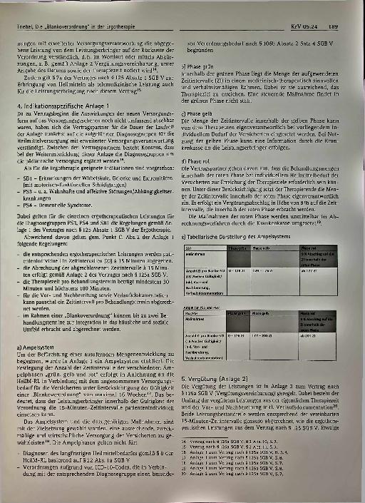 Vorschauseite 3: Die „Blankoverordnung“ in der Ergotherapie