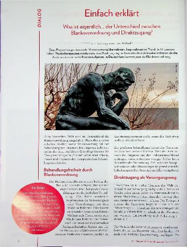 Vorschauseite 1: Einfach erklärt: Was ist eigentlich der Unterschied zwischen Blankoverordnung und Direktzugang?