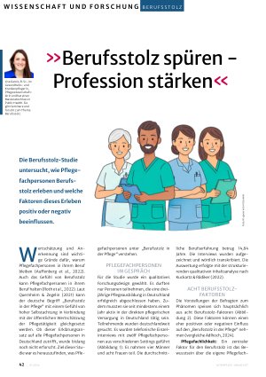 Vorschauseite 1: Berufsstolz spüren - Profession stärken