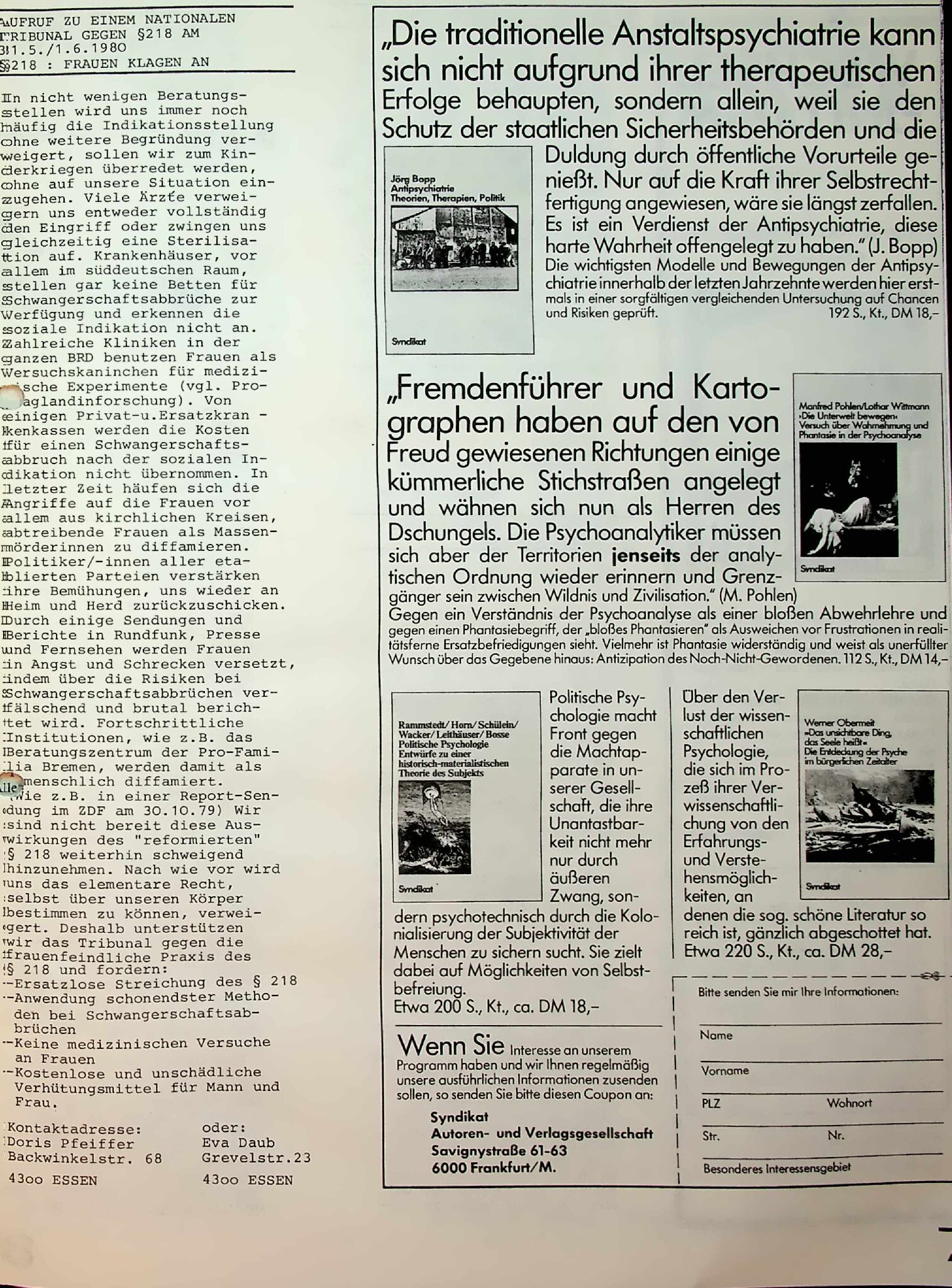 Vorschauseite 4: Nachrichten