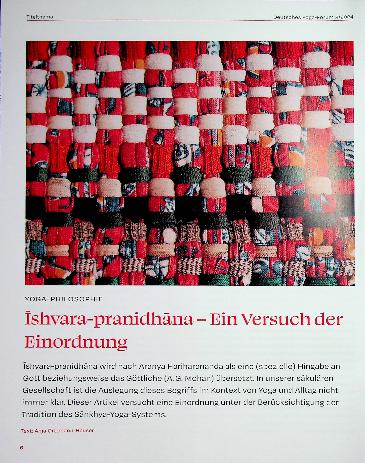 Vorschauseite 1: Ishvara-pranidhana - Ein Versuch der Einordnung